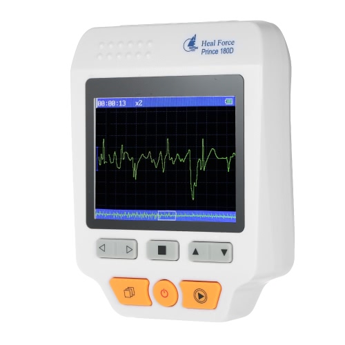 Heal Force Medical Portable ECG EKG Monitor Machine 3 Channel Heart Rate Monitor