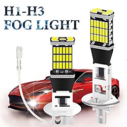 2St Auto LED Nebelscheinwerfer H3 H1 Leuchtbirnen 2400 lm SMD 4014 26 Für Universal Alle Jahre Lightinthebox