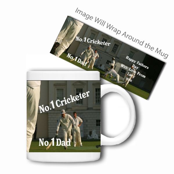 Personalised Sports Mug (No.1 Cricketer)