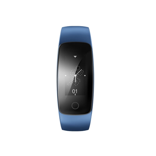 OLED Wasser-Proof BT4.0 Smart Wrist Band 0.96 "Touchscreen Smart Armband Fitness Tracker Herzfrequenz Schrittzähler Schlaf Monitor Alarm für IOS 7.1 & Android 4.4 oder Oben