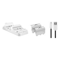 020967 Play & Charge Dual Controller Dock & 2 x Packs