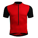 Jaggad Men's Women's Short Sleeve Cycling Jersey Polyester Elastane Yellow Red Orange Plus Size Bike Jersey Top Mountain Bike MTB Road Bike Cycling Breathable Quick Dry Sports Clothing Apparel