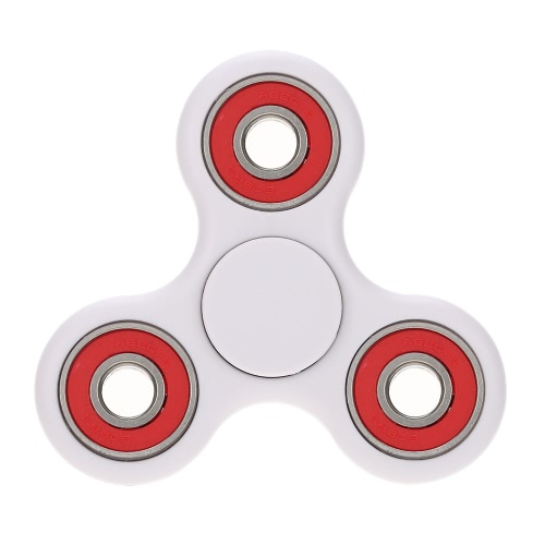 Anself Tri Fidget Hand Finger Spinner Spin Widget Focus Toy EDC Pocket Desktoy Triangle ABS Gift for ADHD Children Adults Relieve Stress Anxiety Boredom Killing Time Cute