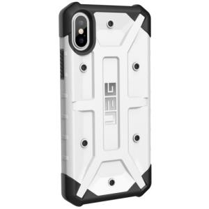Urban Armor Gear Pathfinder Series - Hintere Abdeckung für Mobiltelefon - widerstandsfähig - Polycarbonat, Gummi - weiß - für Apple iPhone X (IPHX-A-WH)