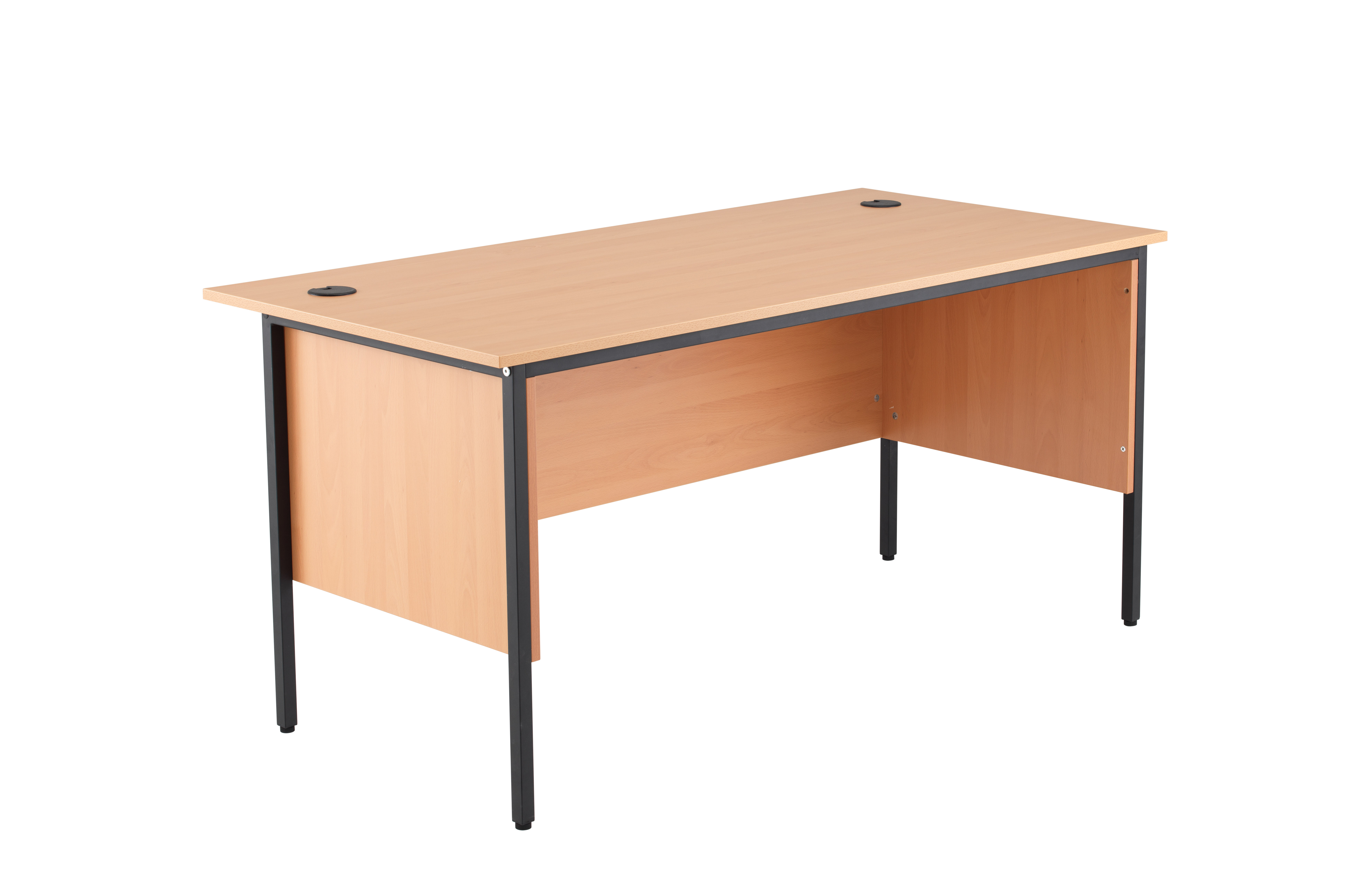Start 18 Rectangular Desk With Modesty Panel 1532 x 746 - Beech