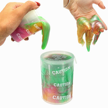 Rainbow Colors Transparent Slime Toys