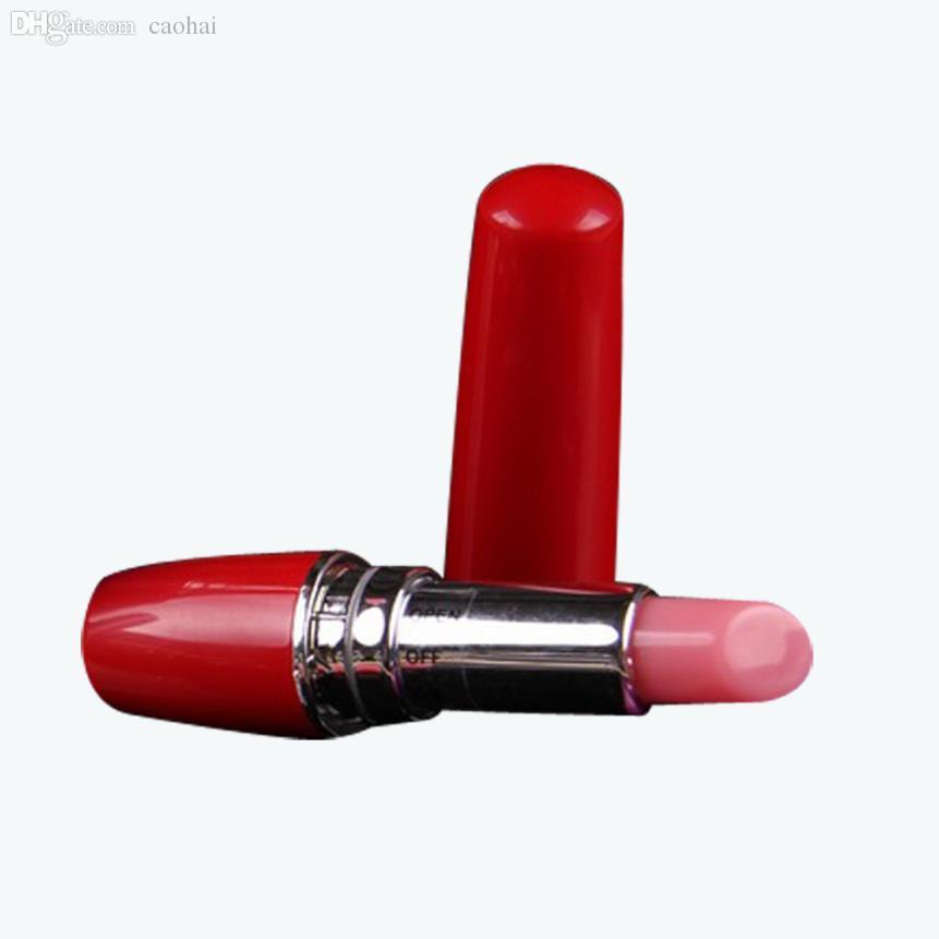 Wholesale-Mint Women G-Spot Vibrating Clitoral lipstick Vibrator Massager May31