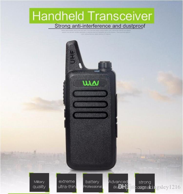 WLN Ultra-Thin Mini Walkie Talkie Professional Long Range Handheld CB Radio Transceiver Uhf Wln Kd-C1 For Two Way Radio Communicator