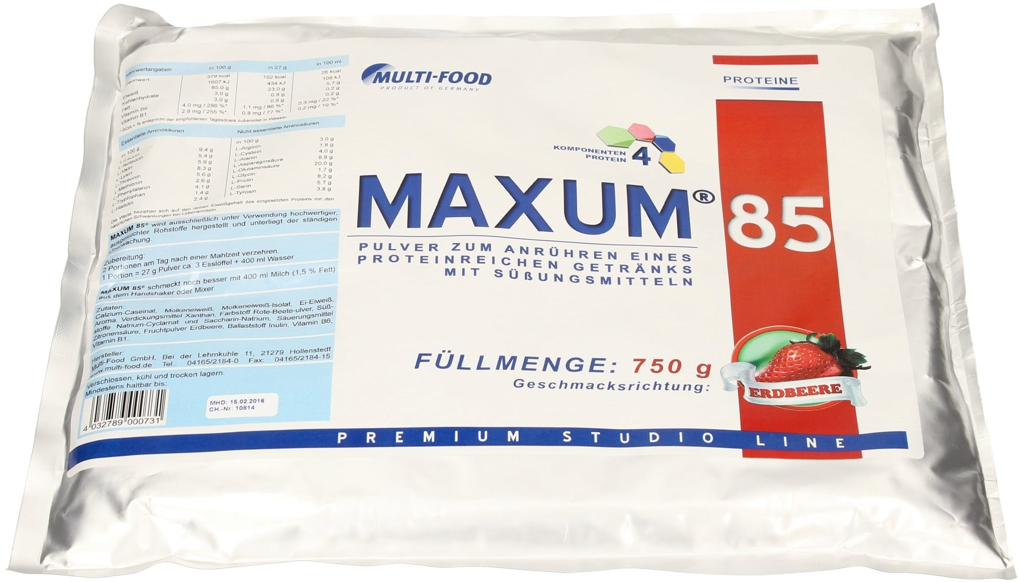 Multi-Food MAXUM 85® - Erdbeer