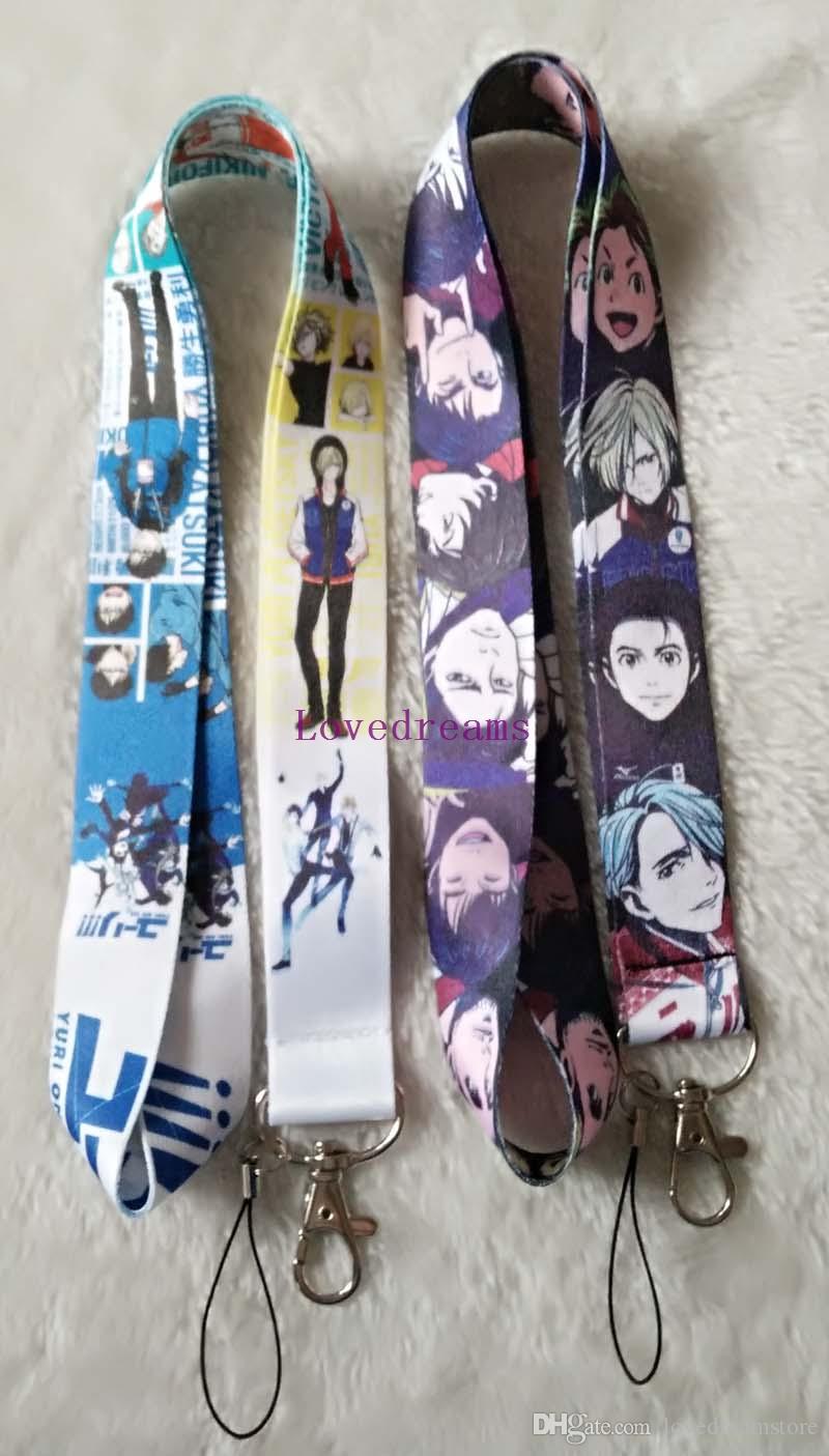 20 Pcs YURI!!! on ICE Mobile Phone Necklace Strap Lanyards ID Card Hold