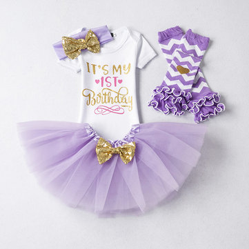 Baby Birthday Party Clothes Set