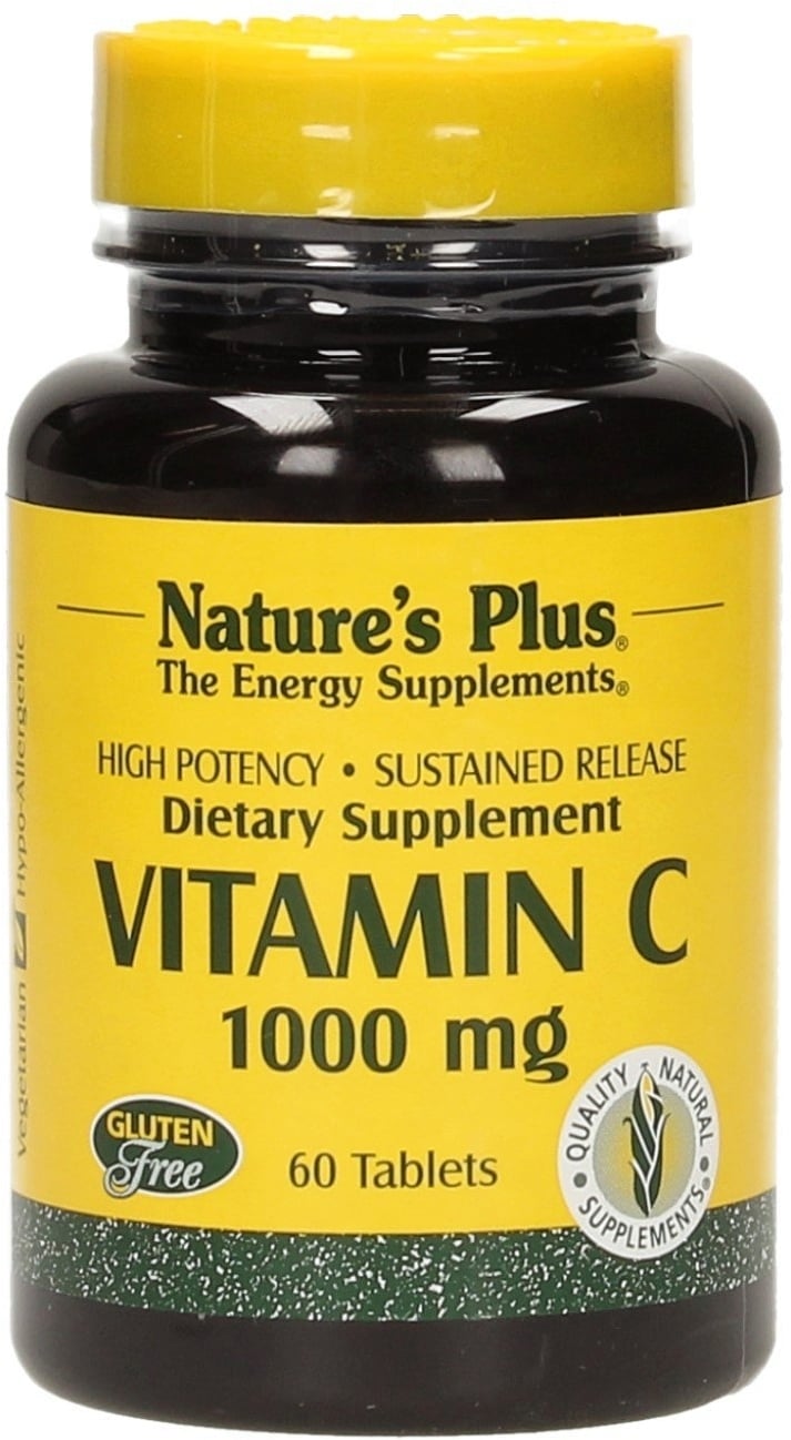 Nature's Plus Vitamin C 1000 mg S/R - 60 Tabletten