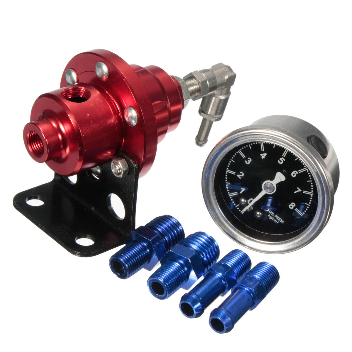 Aluminium 160 PSI Einstellbarer 1: 1 Druckregler + kPa Gauge Satz