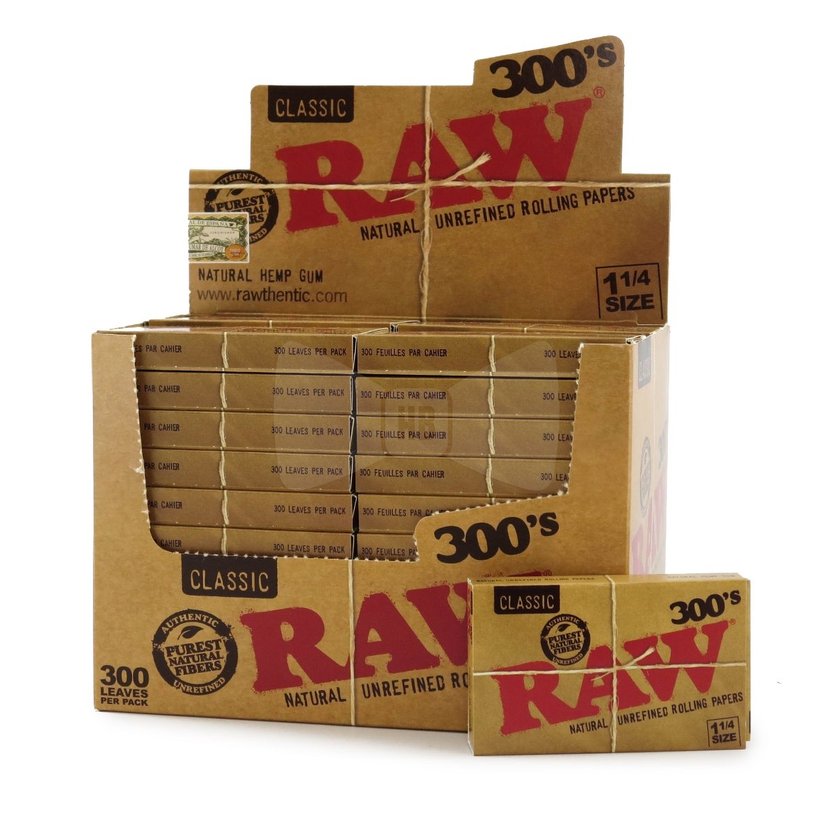RAW Natural 300s Rolling Papers 1 Pack