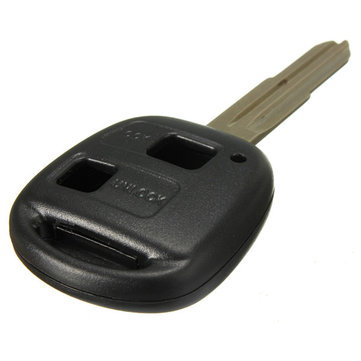 2 Button Remote Key Case Shell Uncut Blade For TOYOTA YARIS COROLLA