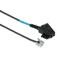 Hama ISDN-NTBA Connecting Cable - ISDN-Kabel - TAE-F (M) bis RJ-11 (2-polig) (M) - 3 m - Schwarz