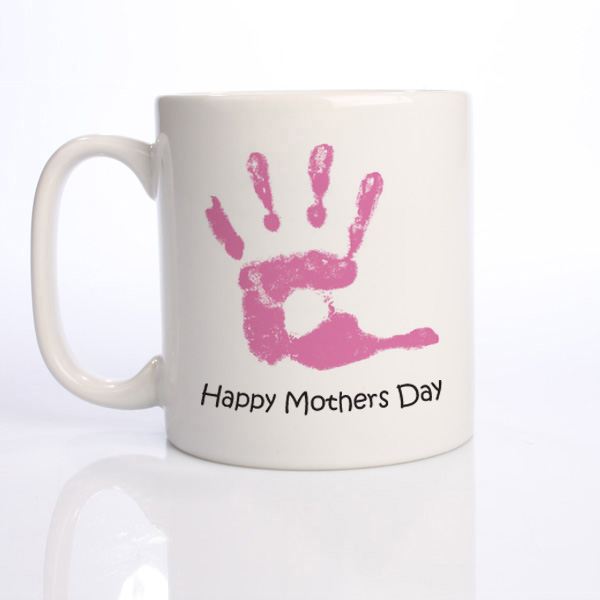 Happy Mother's Day Babys Personalised Handprint Mug