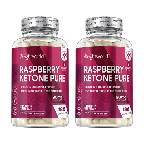 Raspberry Ketone Pur Kapseln - 2 Monate - Gesund & natürlich abnehmen