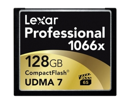 Lexar 128GB 1066X Professional Compact Flash Card - 160MB/s