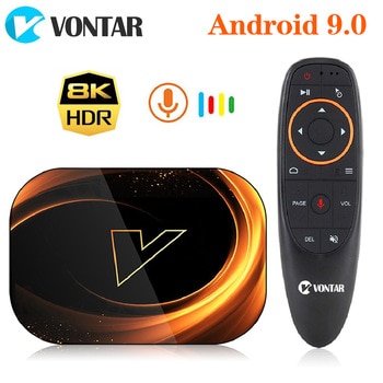 VONTAR X3 4GB 128GB 8K Amlogic S905X3 Smart TV BOX Android 9.0 Dual Wifi 1080P 4K Youtube  Set Top Box 4GB 64GB 32GB