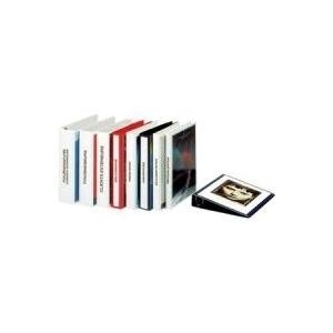 Esselte Präsentations-Ringbuch Essentails, A4, weiß, 4D-Ring Mechanik, Rückenbreite: 40 mm, Ringdurchmesser: 25 mm (49702)