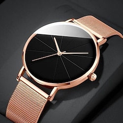 Vintage Creative Big Dial Roman Scale Mesh Calendar Strap Gift Watch Fancy Women Watches Jewelry Sophisticated And Stylish Women Watch Lightinthebox
