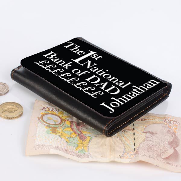 Bank of Dad Personalised Wallet