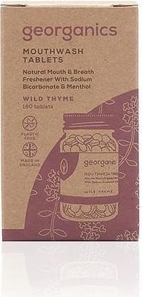 georganics Mouthwash Tablets Wild Thyme - 180 Tabletten