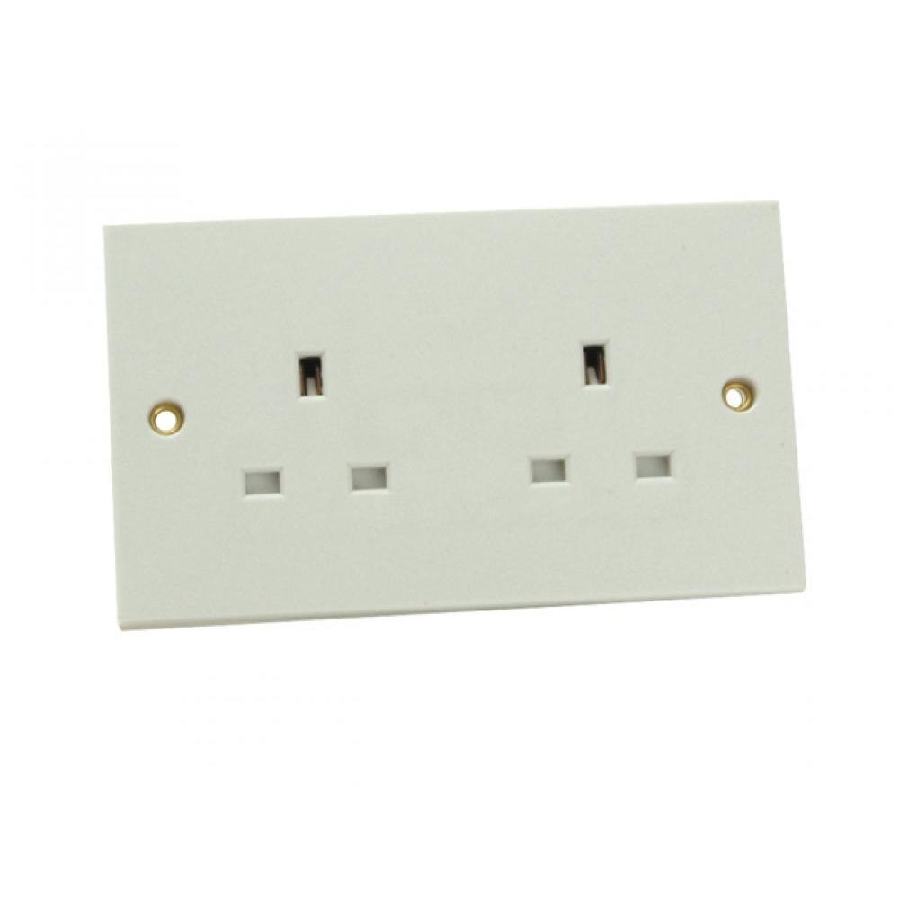 SMJ 2 Gang 13amp Unswitched Socket