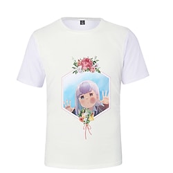 Inspired by Aharen-san wa Hakarenai Aharen Reina Cosplay Costume T-shirt 100% Polyester Pattern Harajuku Graphic Kawaii T-shirt For Men's / Women's / Couple's miniinthebox