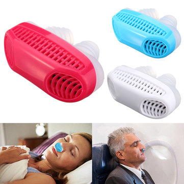 Silicone Snore Stopper Air Purifier Ventilator Anti Snoring Nasal Dilators Respirator