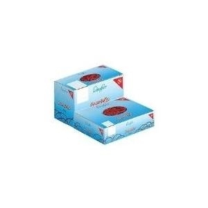 Läufer RONDELLA Gummibänder im Karton - 500 g, 100 x 5 mm rot, aus Naturkautschuk, Inhalt: 500 g - 1 Stück (51042)