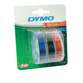 Dymo S0847750 Embossing Tapes Pack of 3