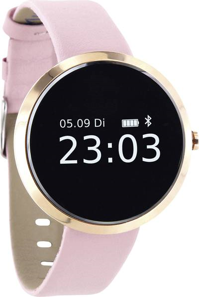 xlyne SIONA XW FIT - Gold - intelligente Uhr mit Band - light rose - einfarbig - Bluetooth - 38 g (54010)