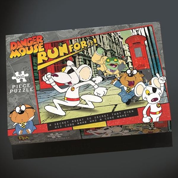 Danger Mouse - Run For It 1000pc Retro Puzzle