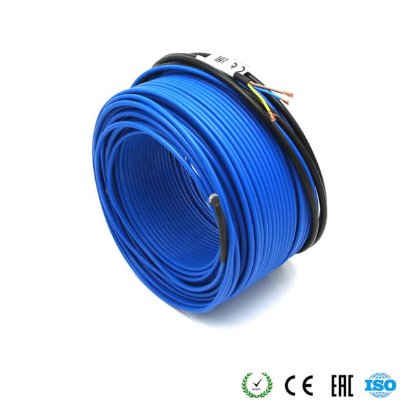 20W/m Specilized Warm Floor Cable Inner Aluminum Foil Screen Protection Snow Melting House Underfloor Heating Cable
