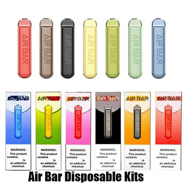 Newest Air Bar Disposable Vape Device Kit 1.8ml 500 Puff Portable Pod System Pre-filled Vapors e Cigs Vape Pen Vs XXL Plus