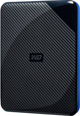 WD Gaming Drive WDBM1M0040BBK - Festplatte - 4TB - extern (tragbar) - USB3.0 - black top with blue bottom (WDBM1M0040BBK-WESN)