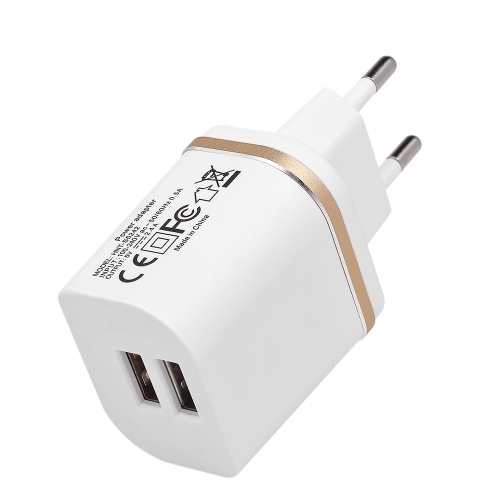 Universal Dual Port USB Charger 12W / 2.4A