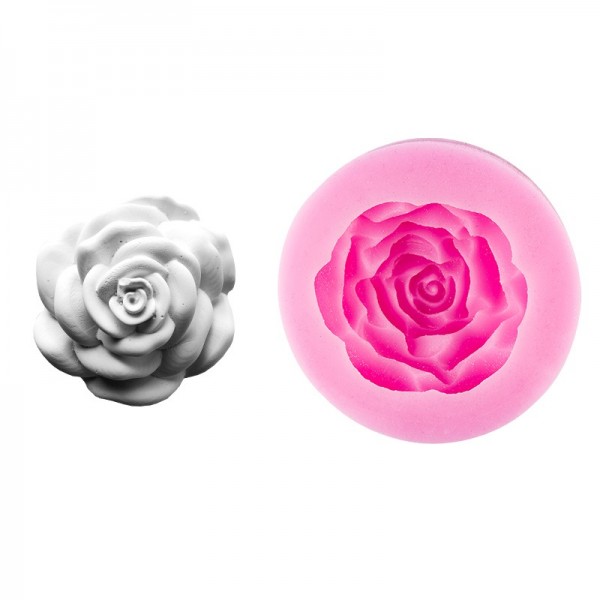Silikon-Form, Rose, 8cm x 3cm