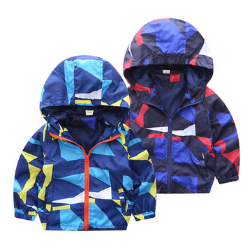 Boys Spring Autumn Windbreaker Jackets