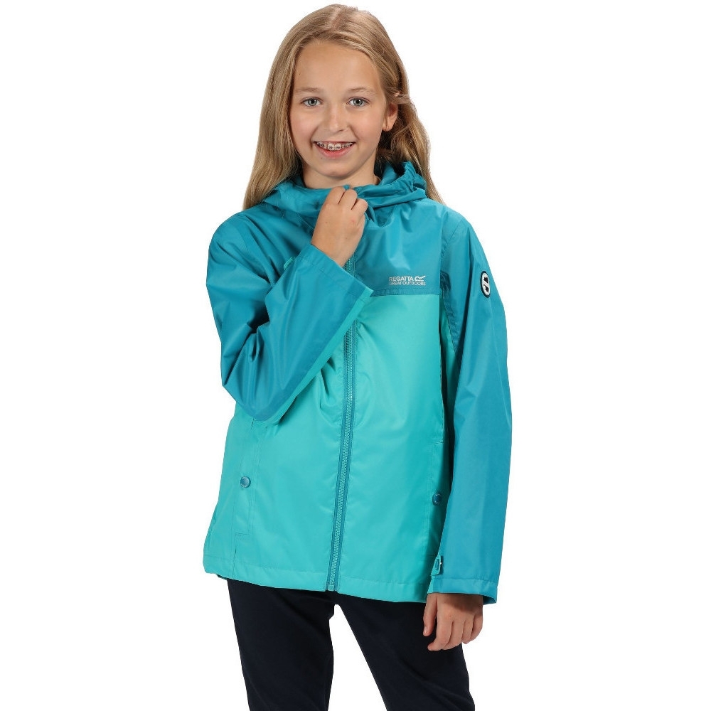 Regatta Boys & Girls Disguizer Waterproof Hooded Coat Jacket 3-4 Years - Chest 55-57cm (Height 98-104cm)
