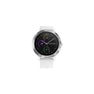 Garmin vívoactive 3 - Edelstahl - intelligente Uhr mit Band - weiß - Bluetooth, ANT/ANT+ - 43 g