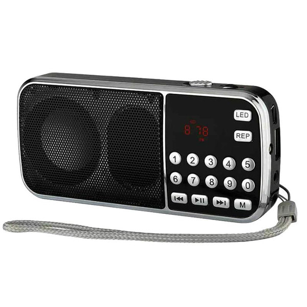 L-088AM Dual Band Rechargeable Portable Mini Pocket Digital Auto Scan AM FM Radio Receiver