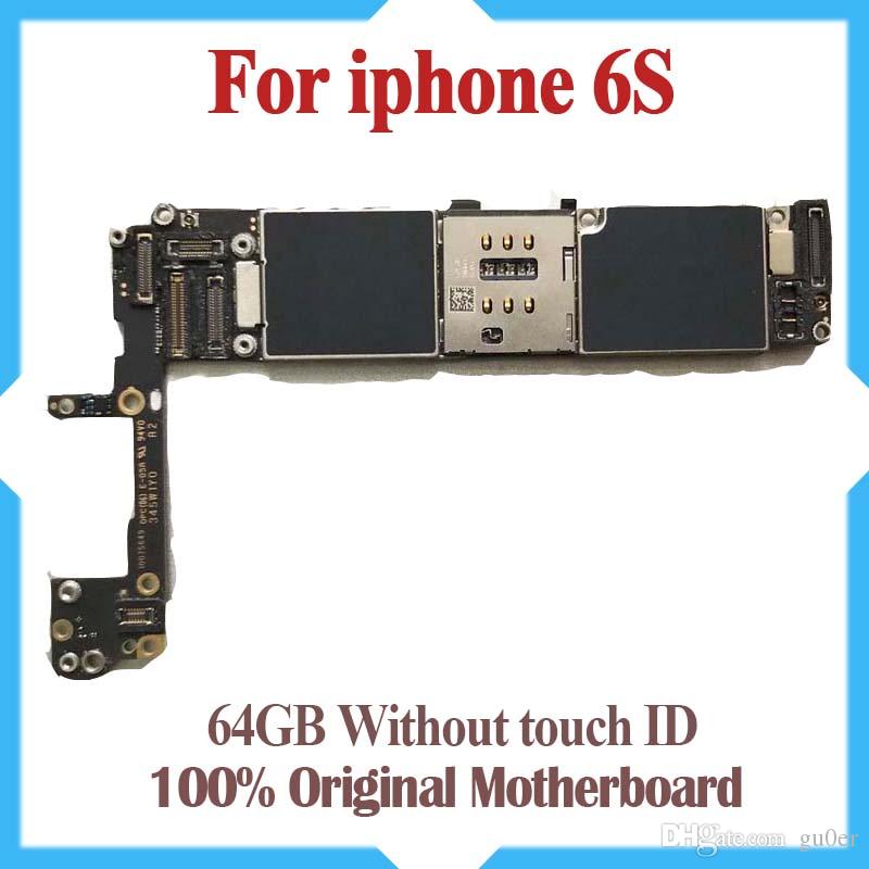 100% Original Unlocked for iPhone 6S Motherboard with IOS System,64gb for iphone 6s Logic Boards without Touch ID,good quality