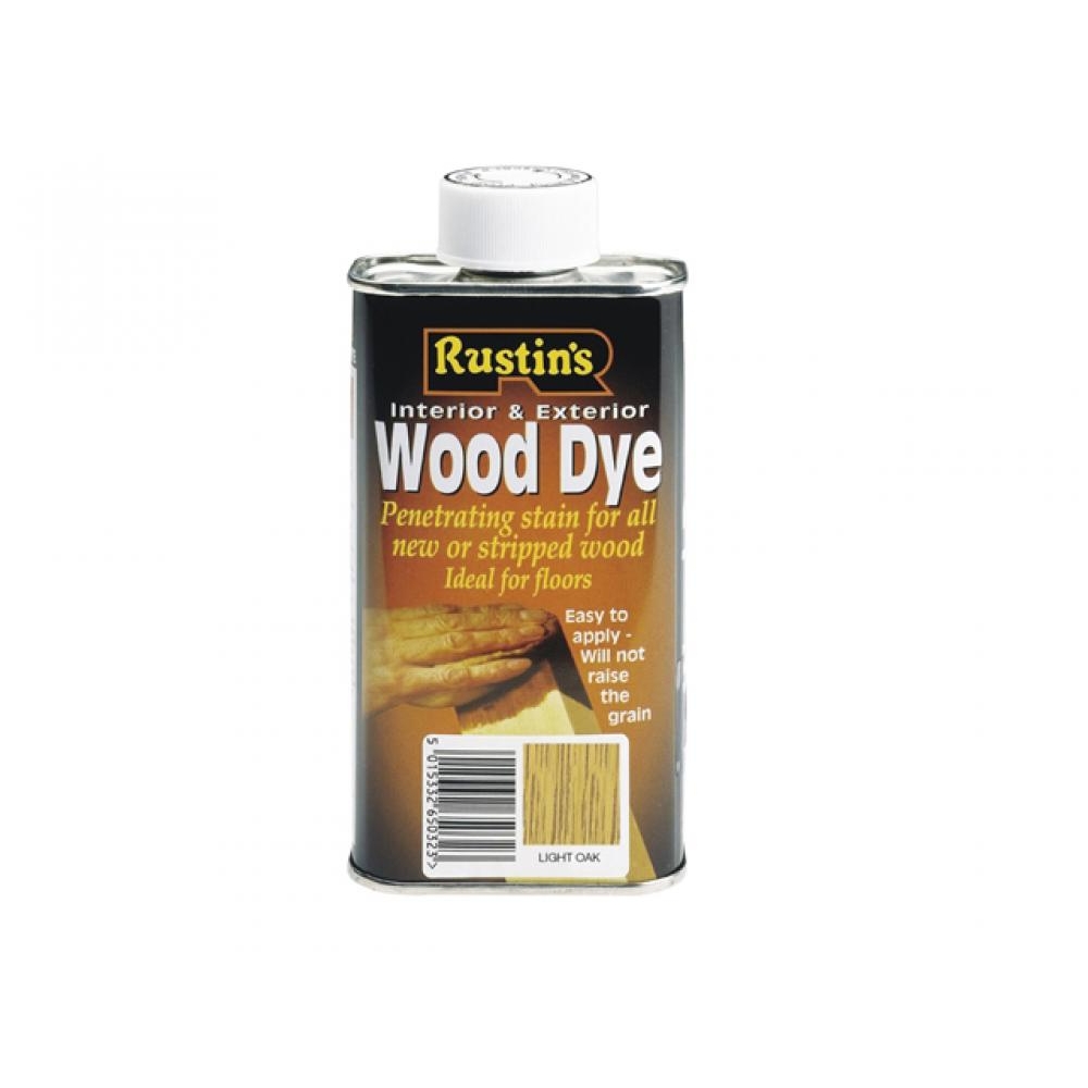 Rustins Wood Dye Medium Oak 1 Litre