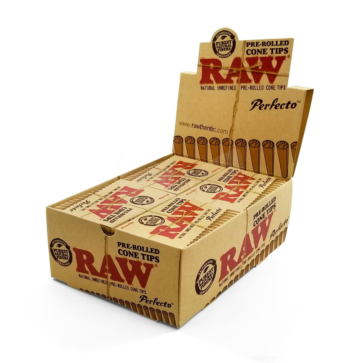 RAW Perfecto Pre-Rolled Cone Tips Box
