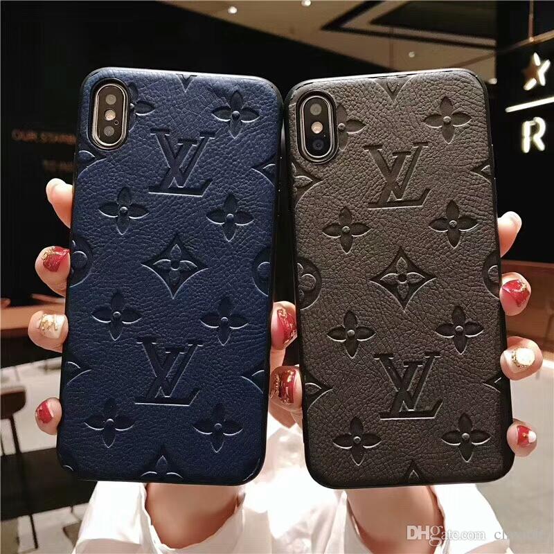 Fashion Printing Leather Phone case for IPhone X XS Max XR Premium TPU Back Cover for IPhoneX 8 8Plus 7 7Plus 6 6s Plus Mobile Phone Shell