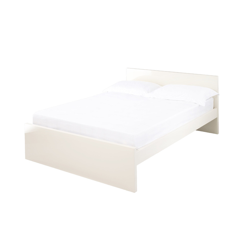 LPD Puro Cream Wooden Bed Frame-King Size