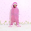 le pyjama de la version nouvelle cosplay rose chat flanelle de toilette des enfants